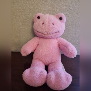 Build a Bear Pink Frog Plush